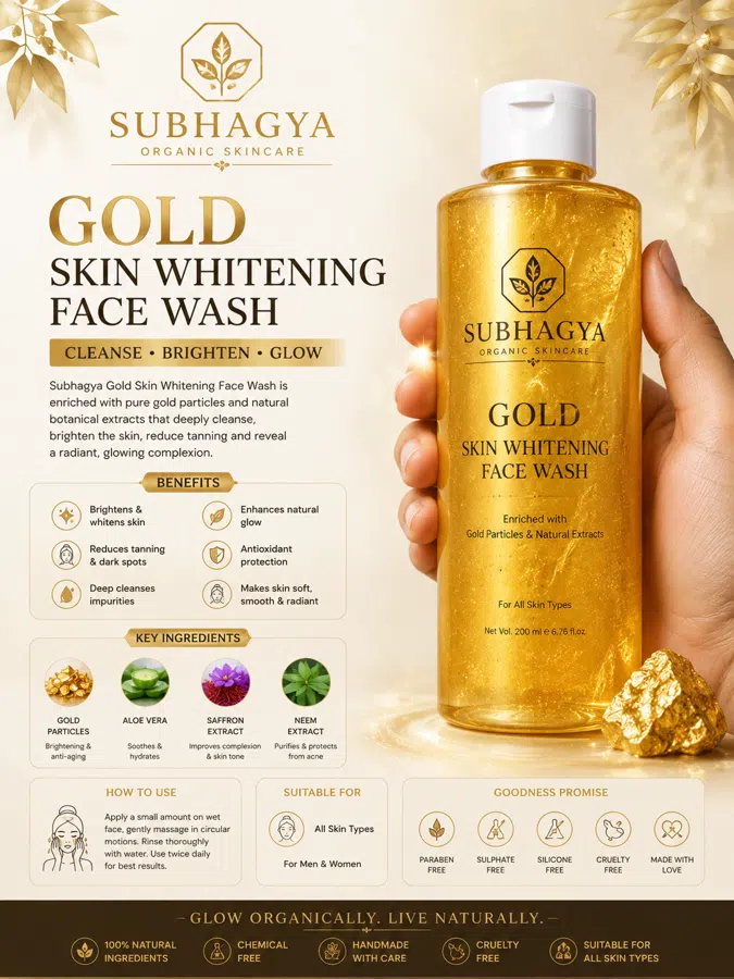 Gold Face Wash (current product image)
