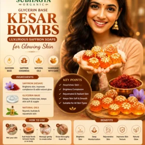 Kesar Bombs Saffron Soap (current product image)