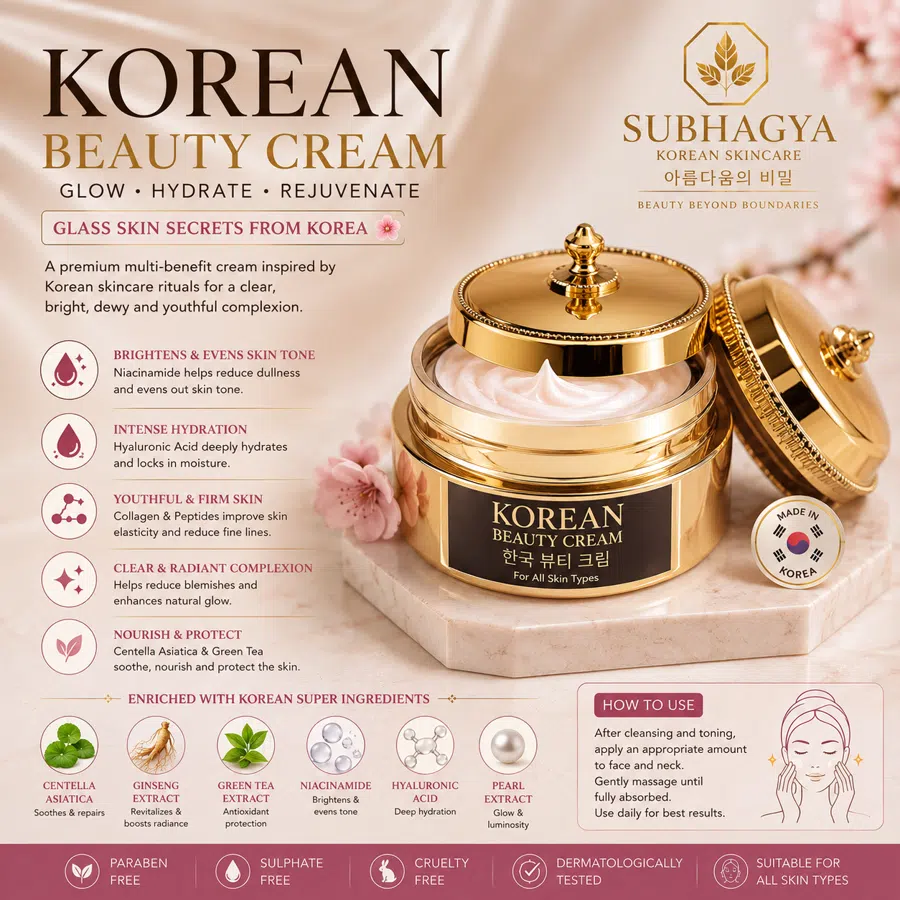 Korean-Inspired Beauty Cream (current product image)