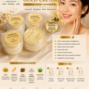 Korean-Inspired Gold Cream (current product image)
