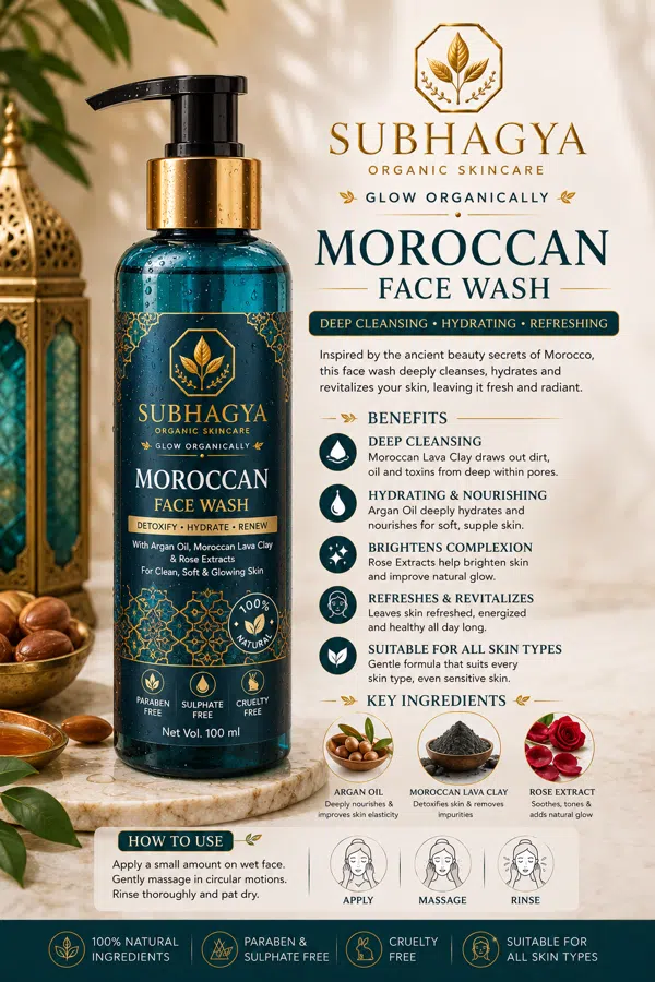 Moroccan Face Wash (current product image)