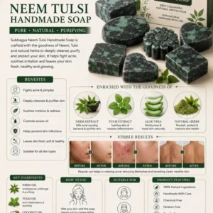 Neem Tulsi Handmade Soap (current product image)